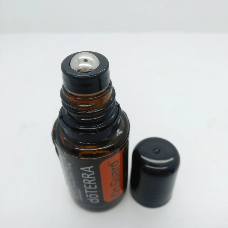 Насадка - ролик металлический, составной, для флаконов 5 и 15мл, doTERRA. + черная крышка