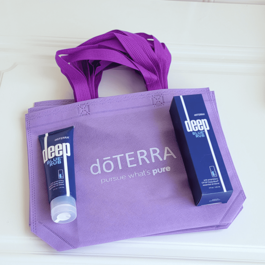 Сумка подарочная, с логотипом doTERRA фиолетовая