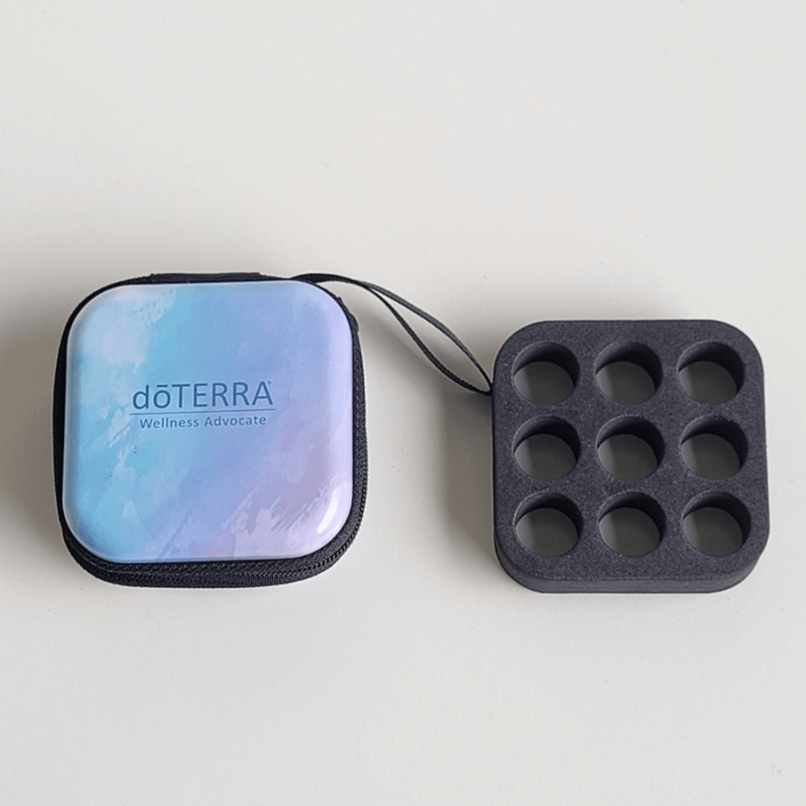 Сумочка на 9 ячеек для пробников 1-2 мл., с логотипом doTERRA