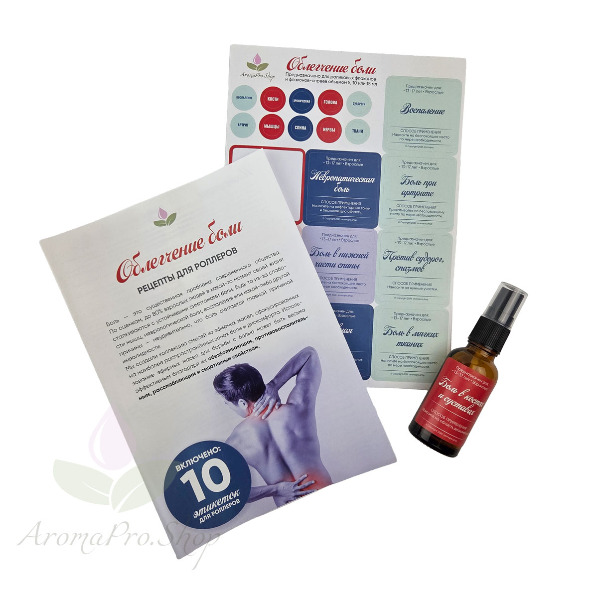 Рецепты От боли  + стикеры Aromaclass.online