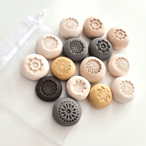 Арома-камушки ЛАДАНКИ, Набор 30 шт. цвета и узоры - случайные